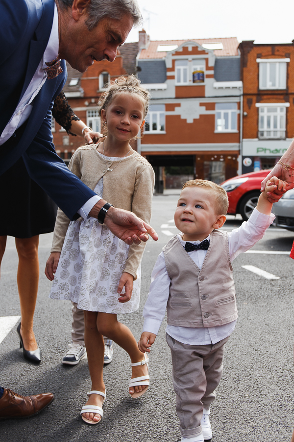 enfants d'honneur Comines photographe mariage famille Nord Pas de Calais Lille