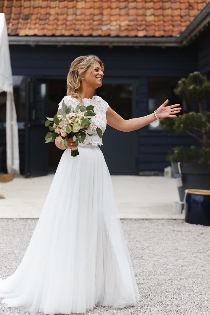ensemble jupe top mariage
