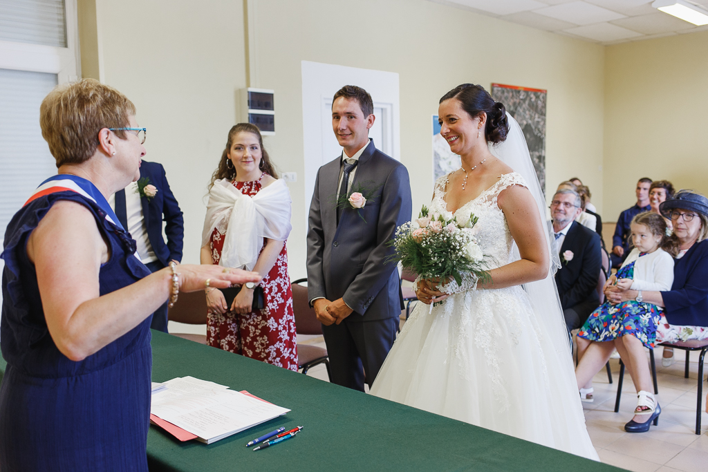 cérémonie civile reportage mariage à Licques