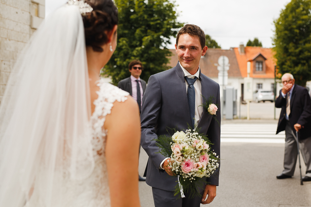 émotion découverte de la robe mariage à Licques Pas de Calais Trois Pays