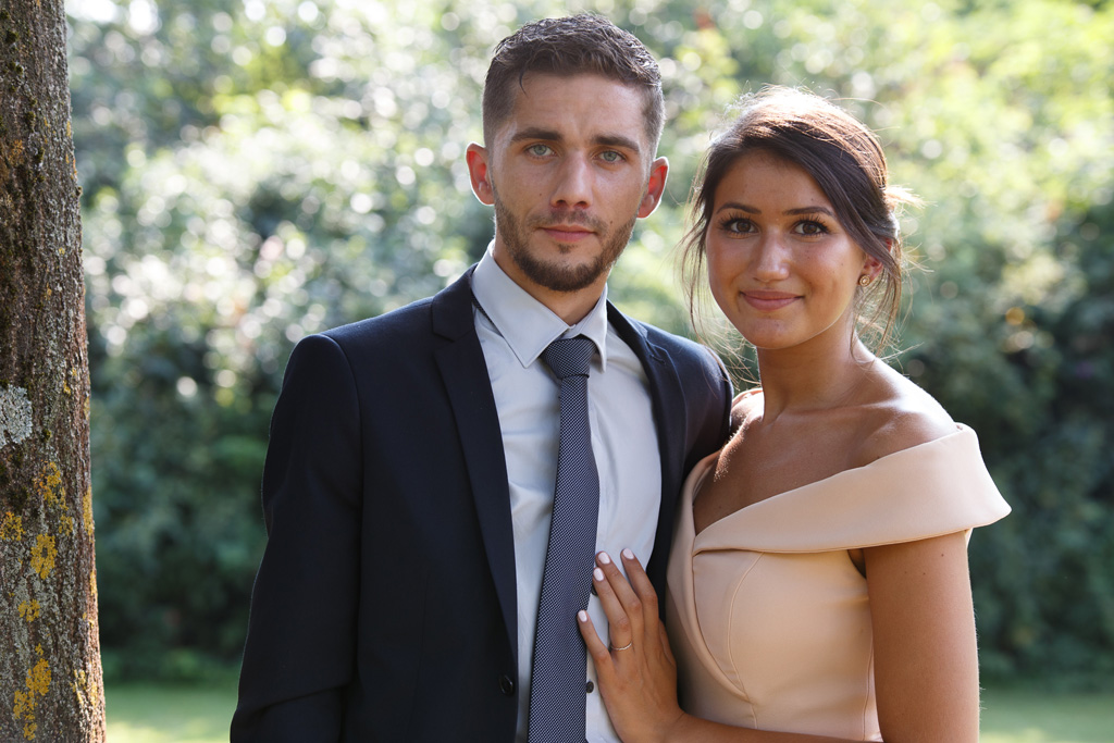 portrait jeune couple invités - reportage mariage Hem Roubaix Tourcoing Lille Nord