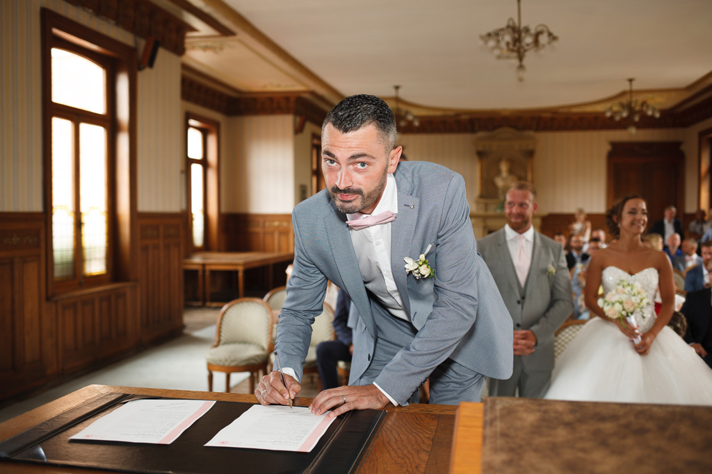 signature témoin mairie Carvin Pas de Calais photographe mariage Lille Lens Provin Seclin Hauts de France