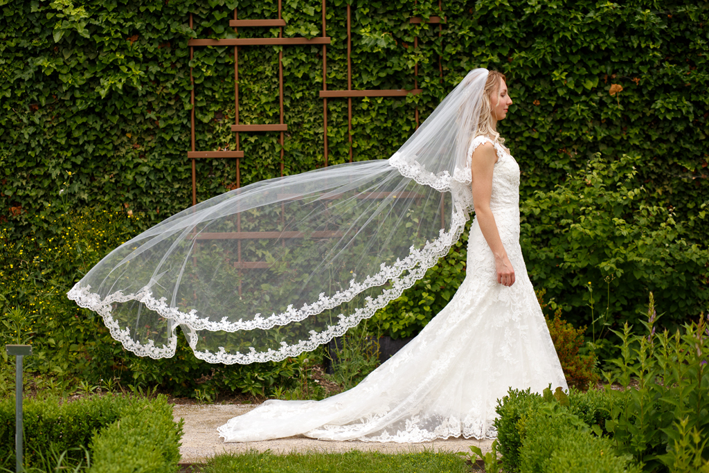 Fred Laurent photographe mariage Wambrechies mariée robe romantique dentelle voile After Day