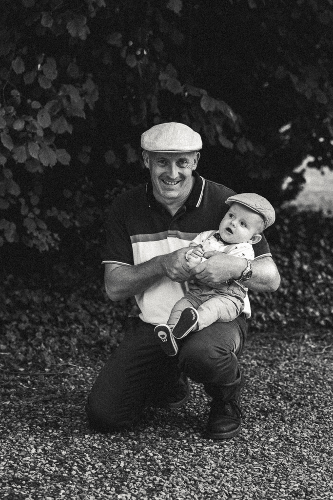 Photos de famille en noir et blanc