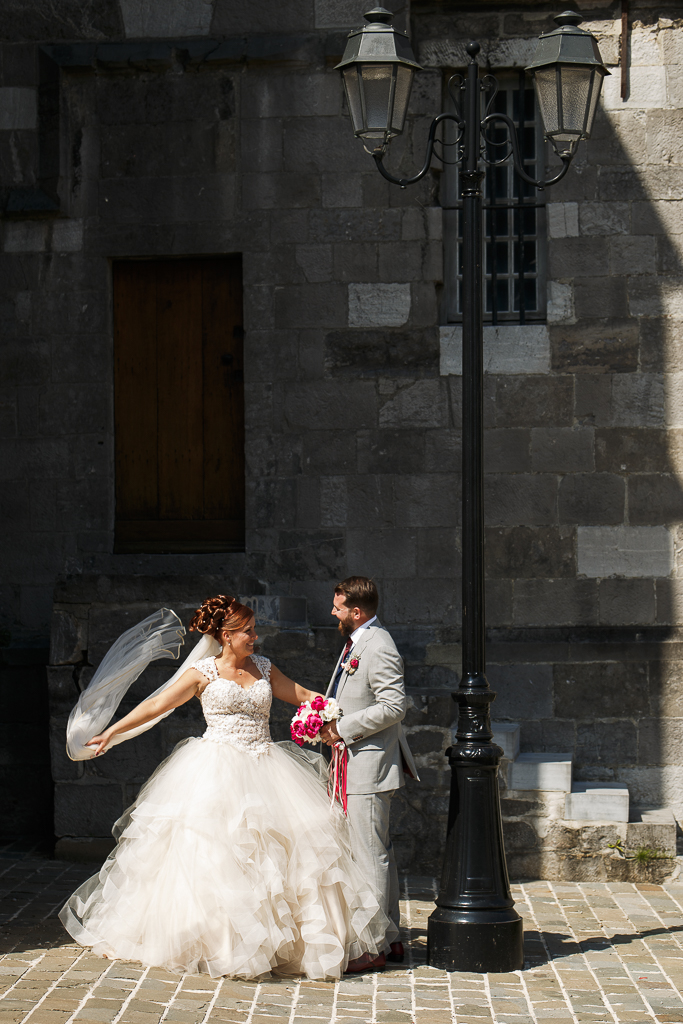 Photo couple marié après église Berlaimont