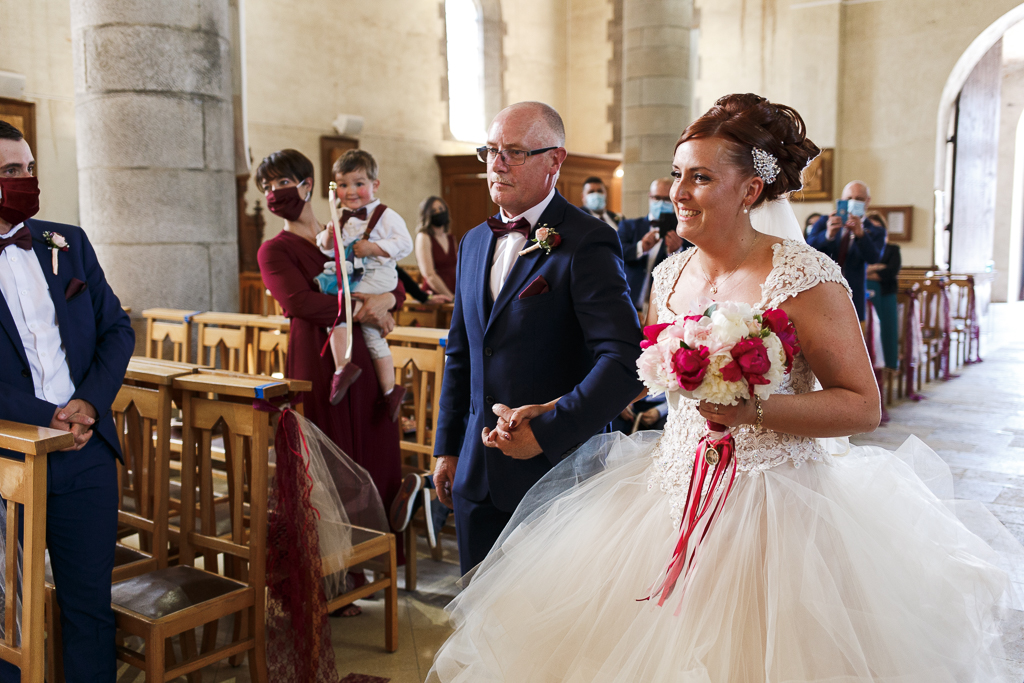 entrée mariée église Berlaimont