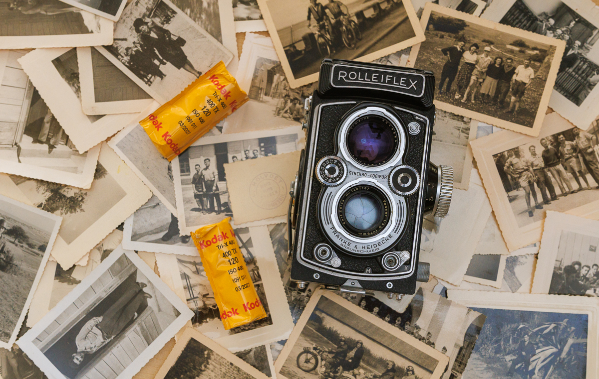 Portraits et tirages à l'ancienne au Rolleiflex à Lille.