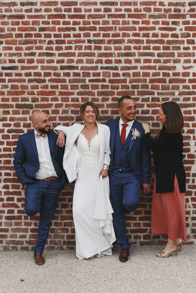 Photo de groupe mariage Wambrechies témoins invités