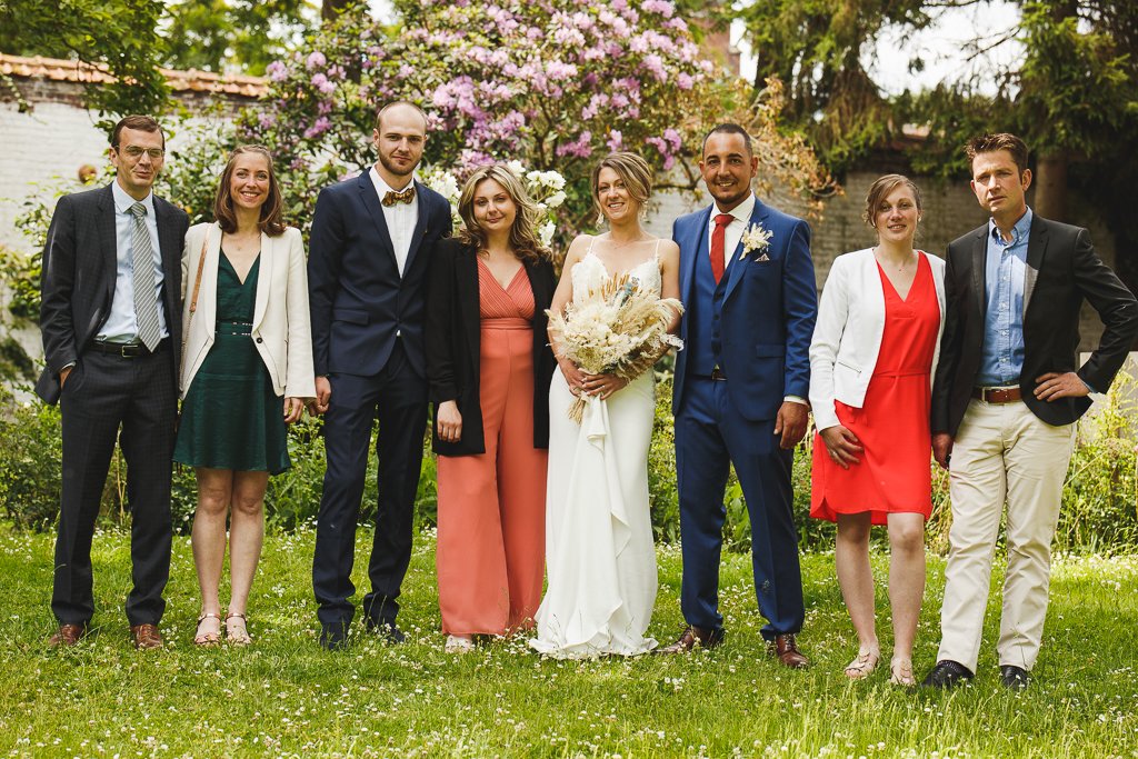 Portrait groupe mariage Wambrechies Photographe professionnel Nord reportage et séances photos familles
