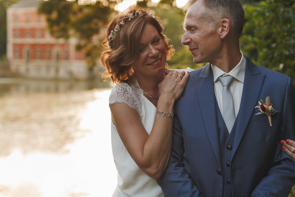 Séance photo couple au Château près de Tournai