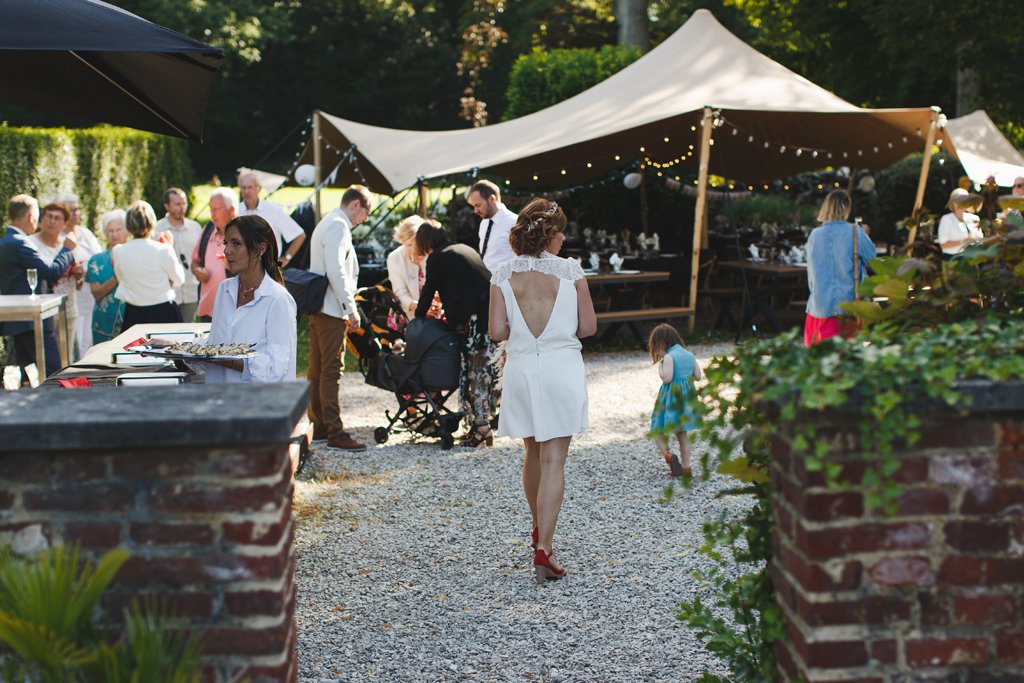 Le jardin de la Ragotière réception mariage à la campagne en Belgique. Mariage en petit comité à la Ragotière
