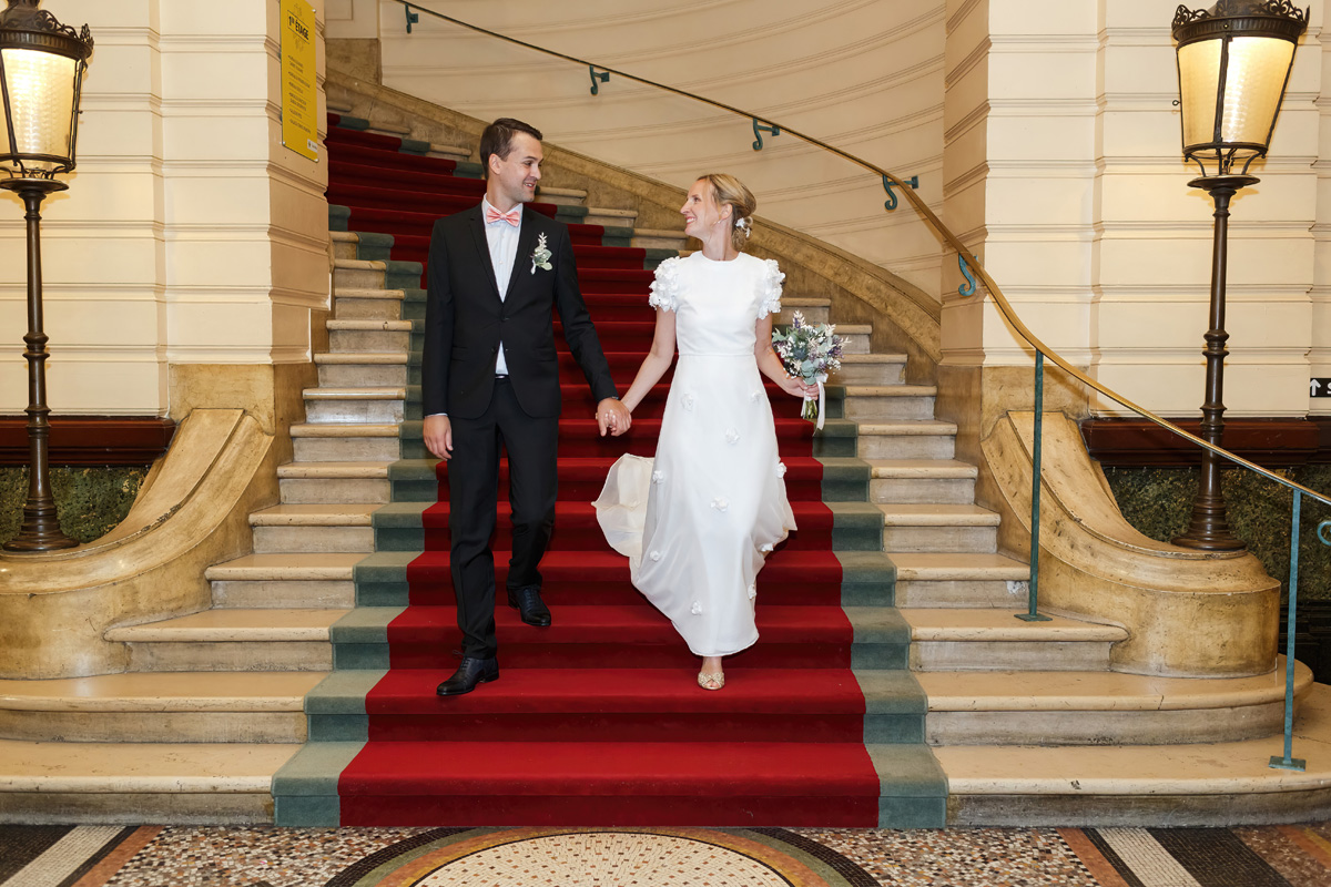 Mariage à Tourcoing - reportage photo mairie et église Saint-Christophe par Fred Laurent photographe.